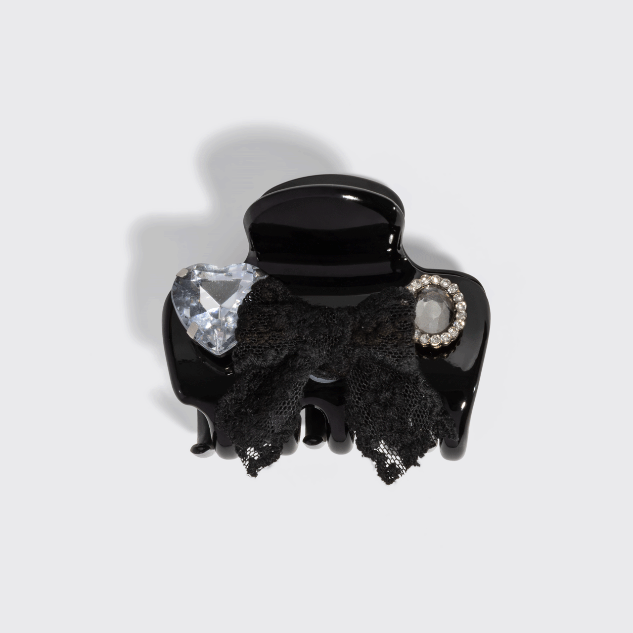 KitschPop™️ Cloud Clip & Charms in Vintage Black