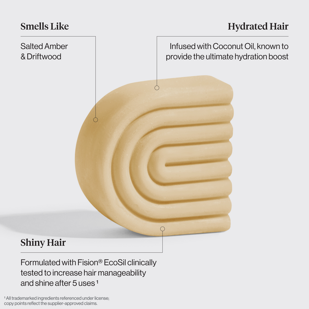 Coconut Oil Conditioner Bar for Dry Damaged Hair