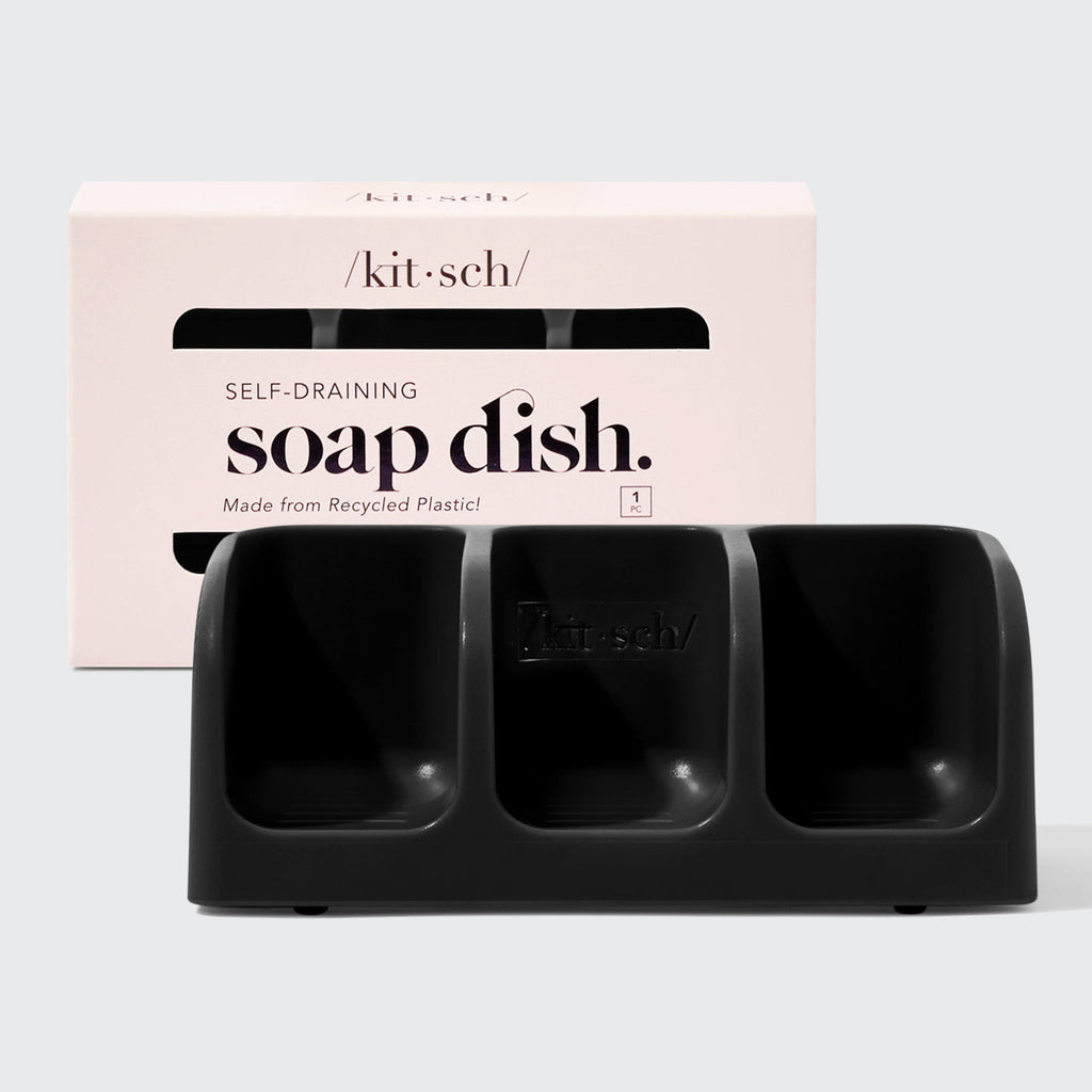Moisturizing Coconut Oil Terracotta Self Draining Soap Dish Bundle